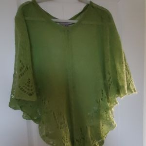 Green poncho
